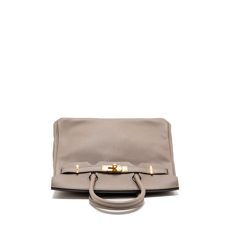 Hermes birkin 30 epsom m8 gris asphalt GHW stamp C