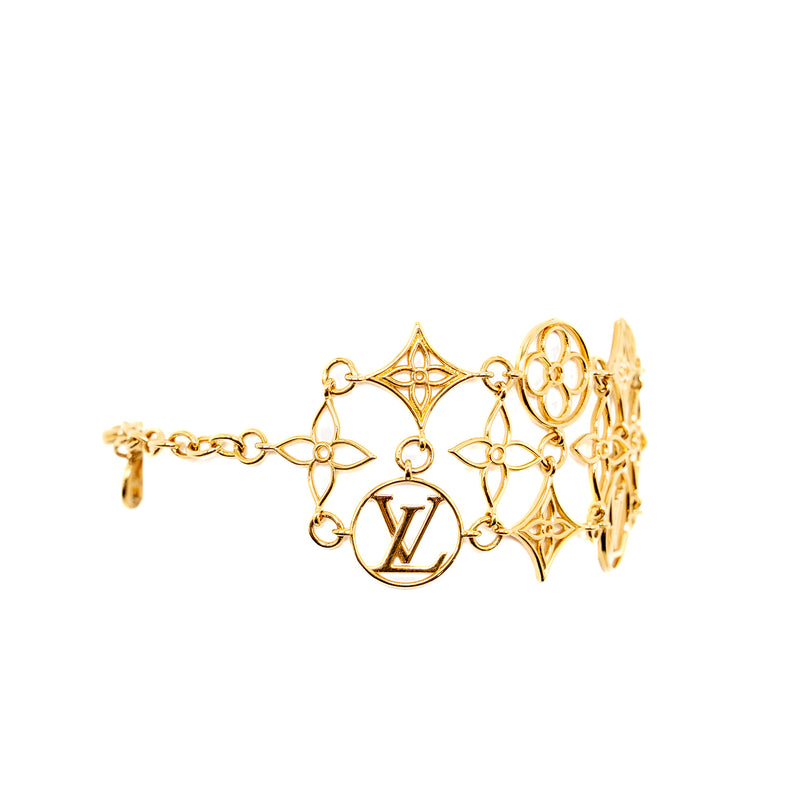 Louis Vuitton gold tone bracelet