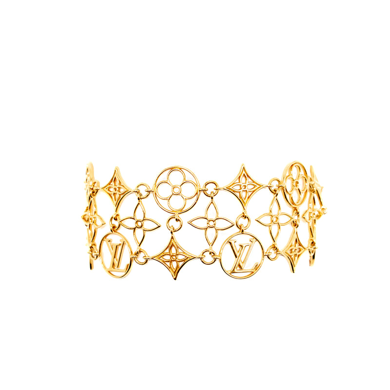 Louis Vuitton gold tone bracelet
