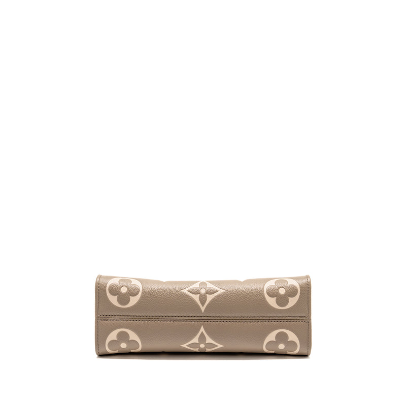 Louis Vuitton OnTheGo East West Monogram Empreinte Leather Dove/Cream GHW
