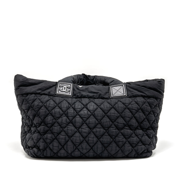 Chanel Cocoon Travel Tote bag Nylon/Canvas Black SHW