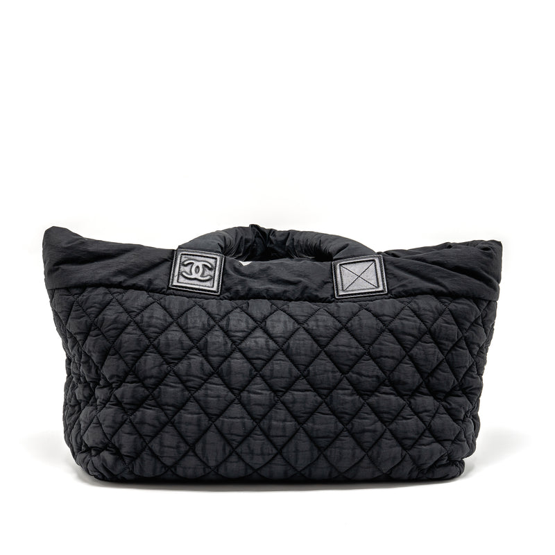 Chanel Cocoon Travel Tote bag Nylon/Canvas Black SHW