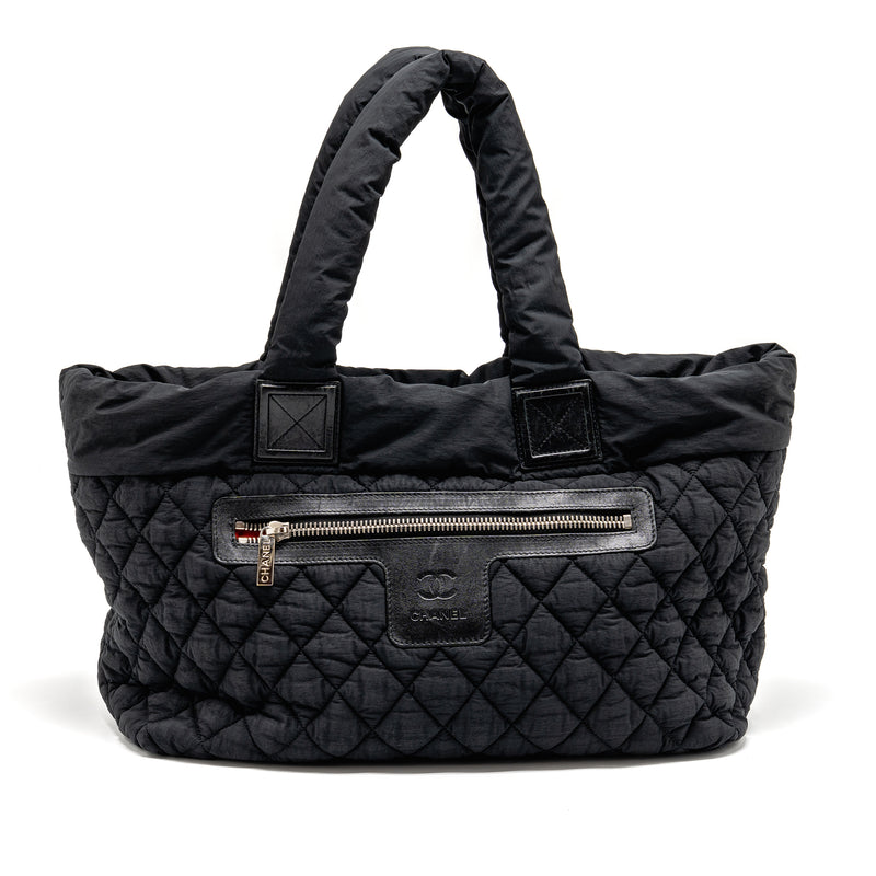 Chanel Cocoon Travel Tote bag Nylon/Canvas Black SHW