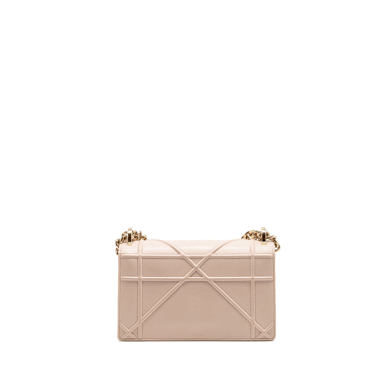 Dior Small Diorama Grained Calfskin Light Pink LGHW