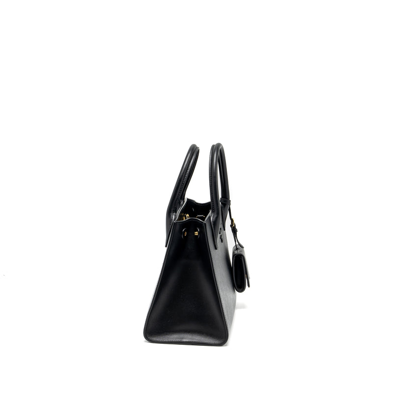 Prada Small Monochrome tote bag Saffiano calfskin black GHW