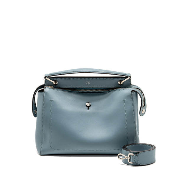 Fendi Dotcom bag calfskin blue SHW
