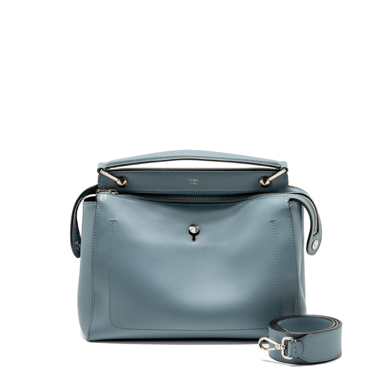Fendi Dotcom bag calfskin blue SHW