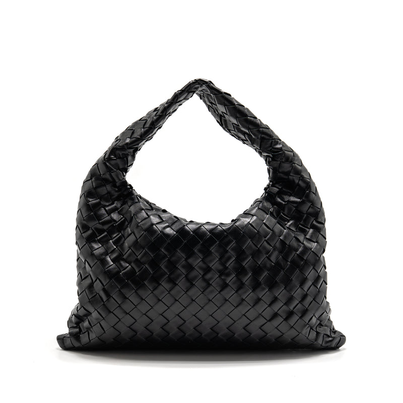 Bottega Veneta Hop Bag Calfskin Black GHW