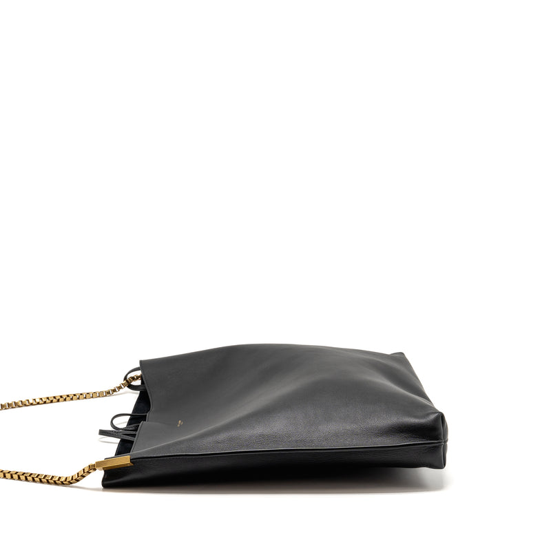 Saint Laurent/YSL Suzanne Hobo Bag Calfskin Black GHW