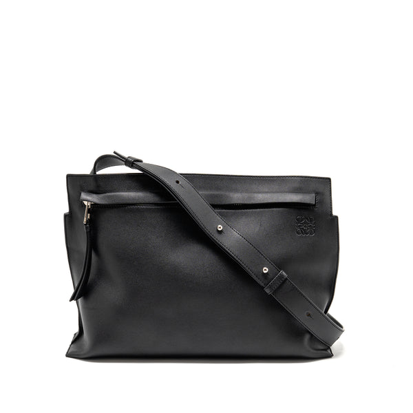 Loewe crossbody men’s messenger bag leather black SHW