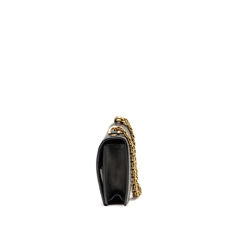 Dior J’Adior Flap Bag with Chain Calfskin Black GHW
