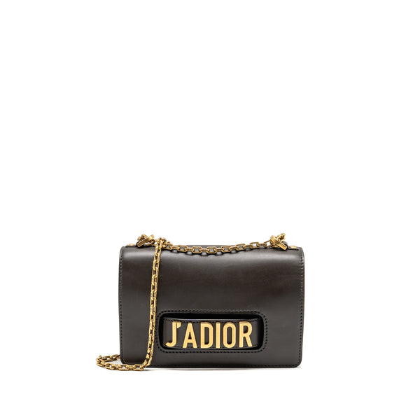 Dior J’Adior Flap Bag with Chain Calfskin Black GHW