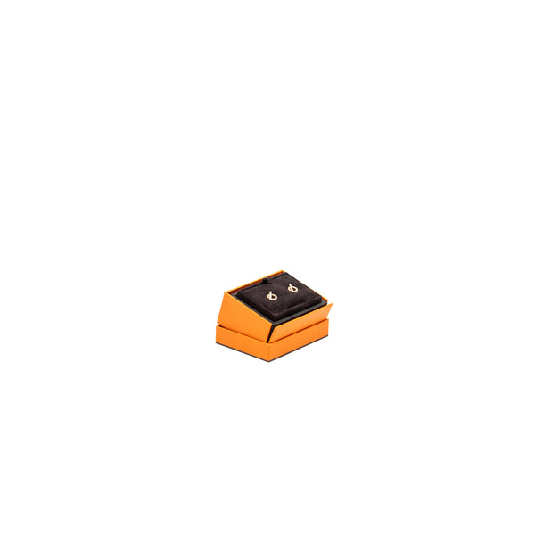 Hermes Finesse earrings rose gold, diamonds