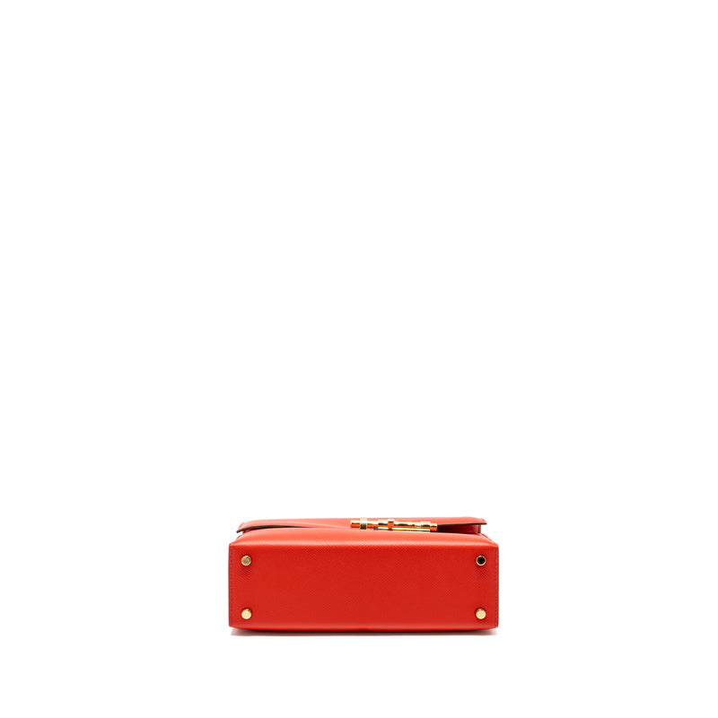 Hermes Verrou 21 Epsom S3 Rouge de Coeur LGHW Stamp D