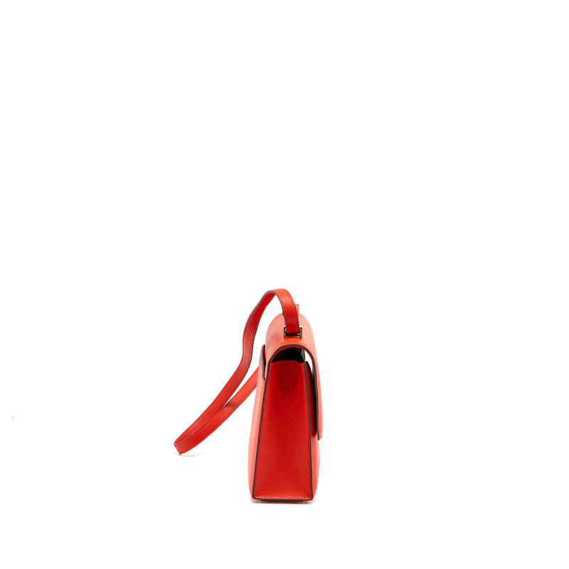 Hermes Verrou 21 Epsom S3 Rouge de Coeur LGHW Stamp D