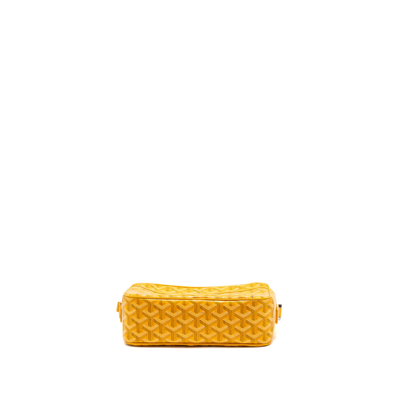 Goyard cape vert PM crossbody bag goyardline canvas yellow SHW