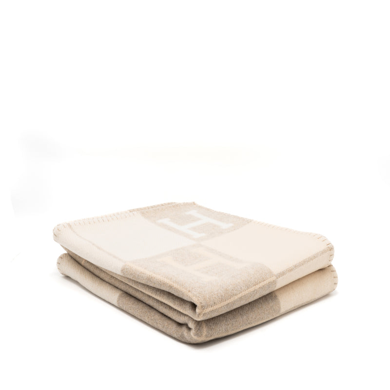 Hermes Avalon III throw blanket Coco / Camomille