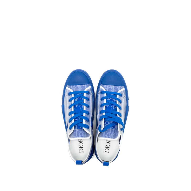 Dior Size 44 B23 Low-top Sneaker Blue/Oblique