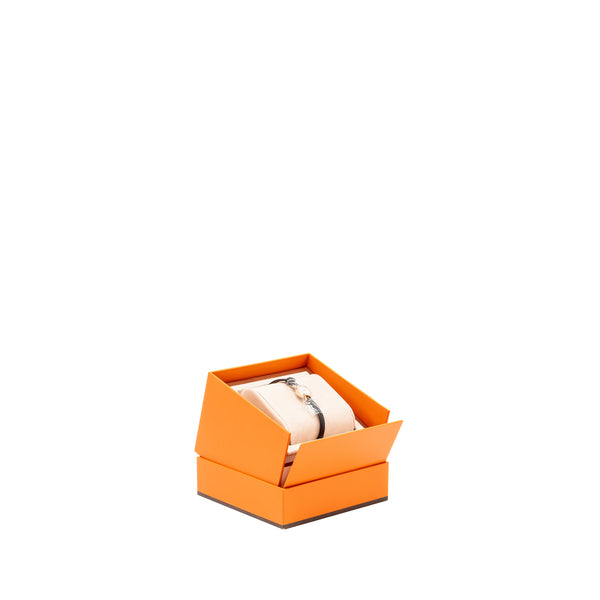 Hermes Faubourg Watch mini model rose gold, diamonds