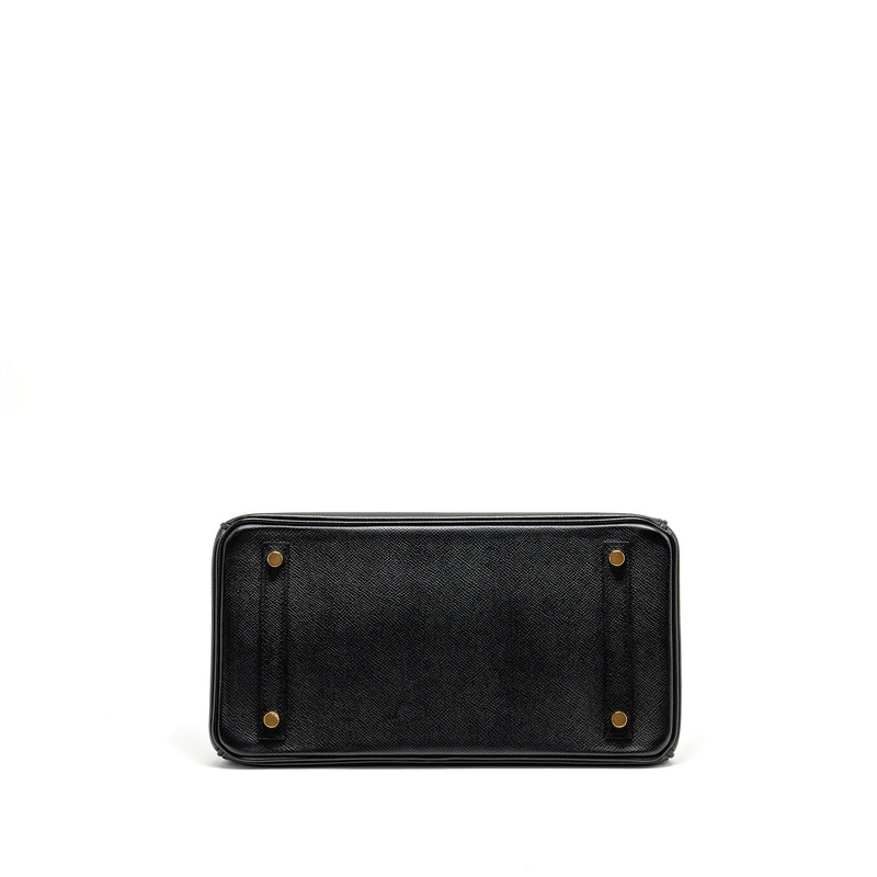Hermes Birkin 30 Epsom Black GHW Stamp A