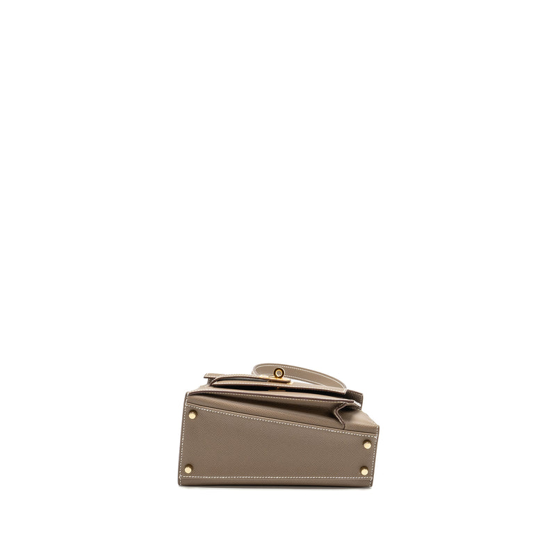 Hermes Kelly Sellier En Desordre 20 Epsom Etoupe GHW Stamp B