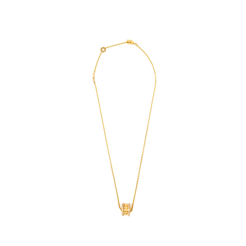 Bvlgari B.zero1 Necklace Yellow Gold, Diamonds