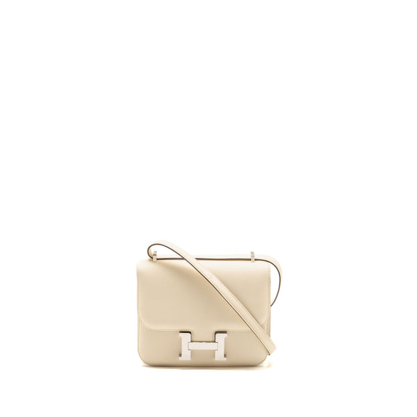 Hermes Mini Constance Epsom Nata SHW Stamp Y