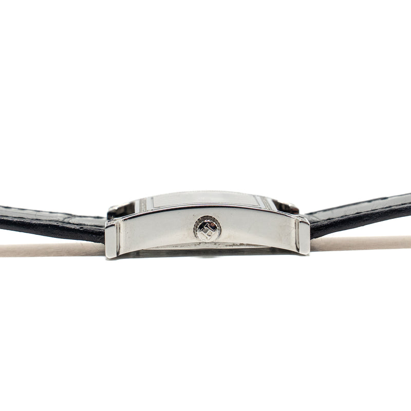 Hermes Heure H watch PM steel with diamonds