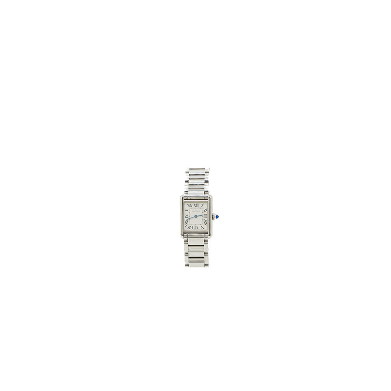 Cartier Small Tank Must Watch Quartz Movement Steel