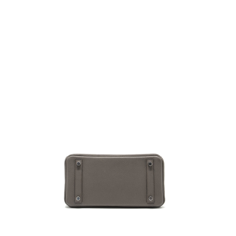 Hermes Birkin 25 Togo Gris Etain shw Stamp Y