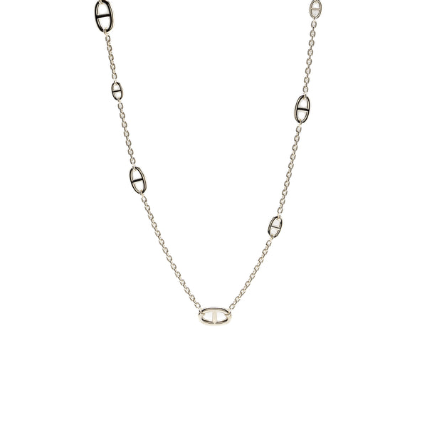 Hermes 80cm farandole long necklace 925 sterling silver