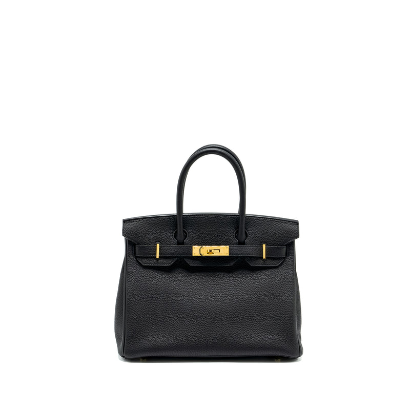 Hermes Birkin 30 Togo Black GHW Stamp D