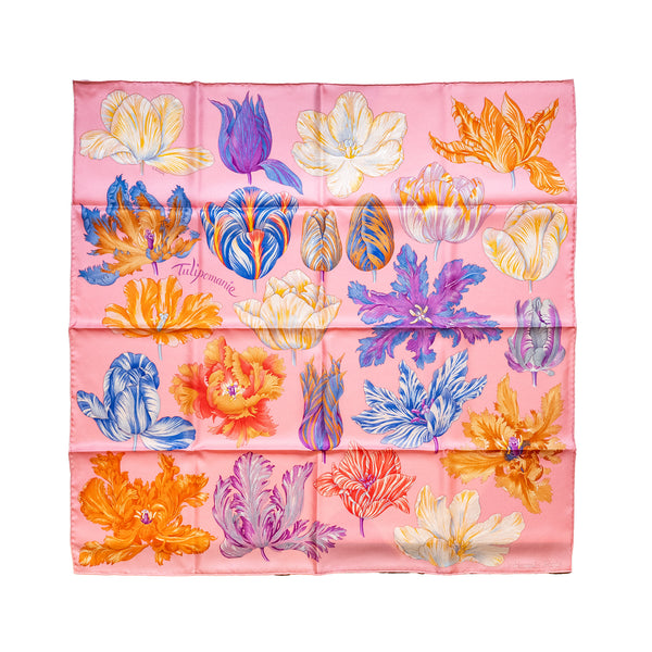 Hermes 90cm Silk Scarf Cavalcades Multicolour