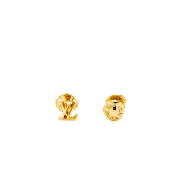 Louis Vuitton Monogram and Round Earrings Yellow Gold (Sell in set)