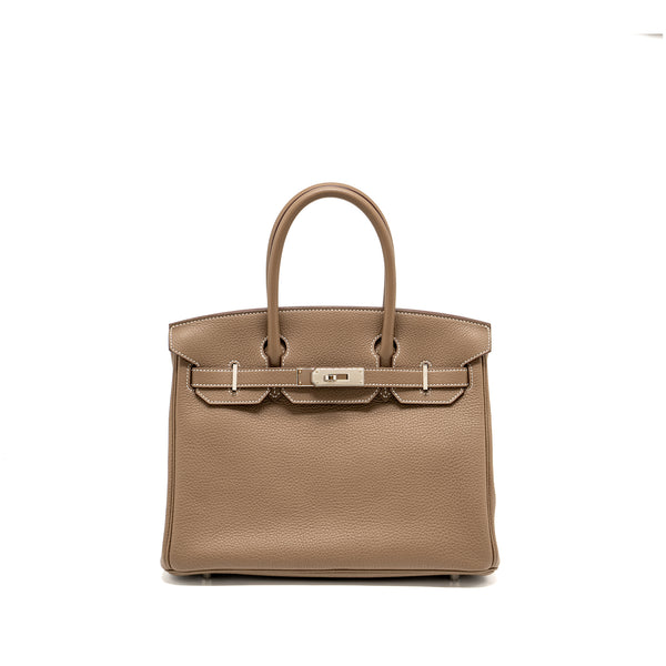 Hermes Birkin 30 Togo Etoupe SHW Stamp B