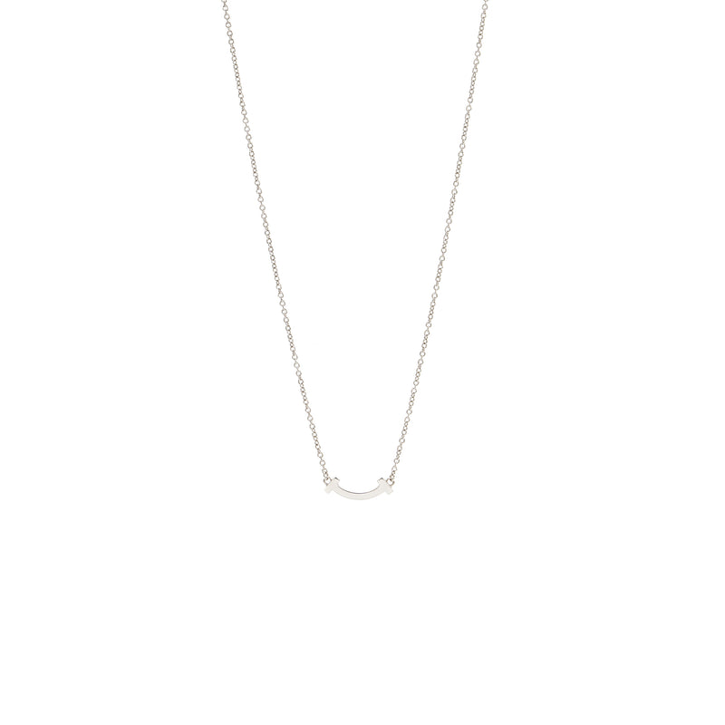 Tiffany t smile hot sale mini necklace