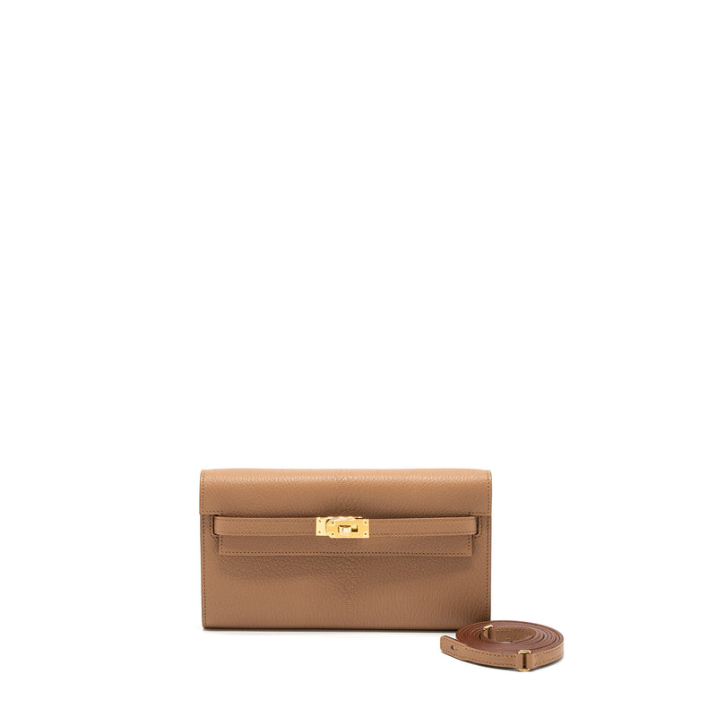 Hermes Kelly To Go Chevre Mysore Quebracho GHW Stamp U