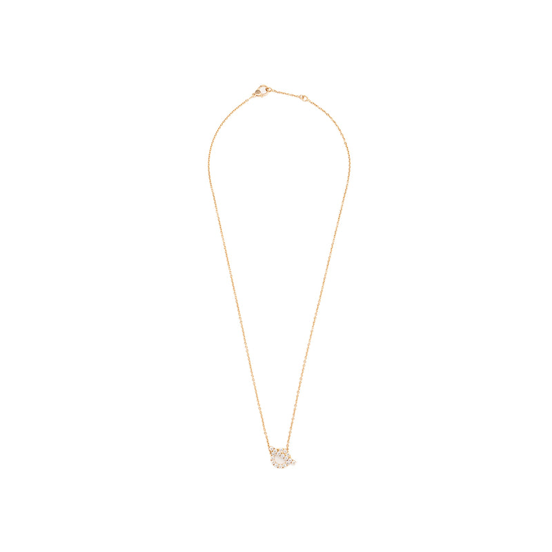 Hermes finesse pendant rose gold, Diamonds