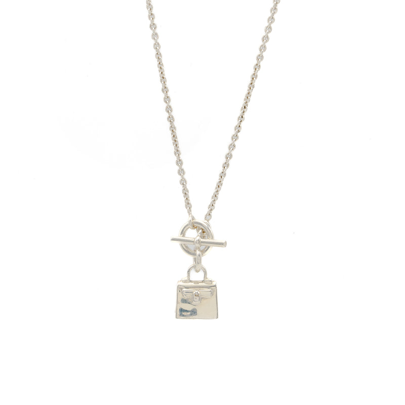 Hermes Kelly Amulette Pendant Sterling Silver