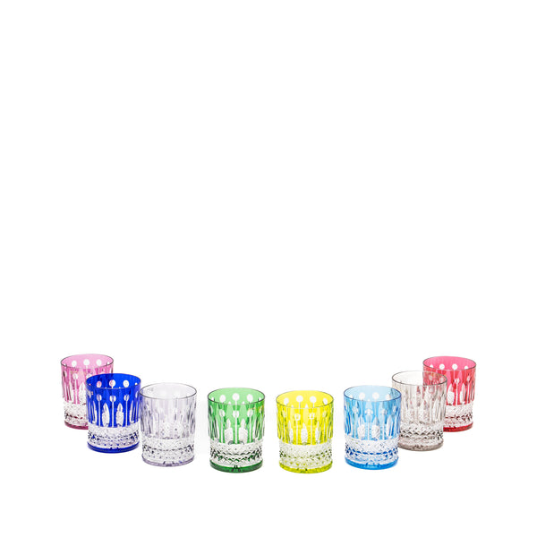 Hermes Saint Louis 8 Cups Crystal Multicolour (Sell in set)