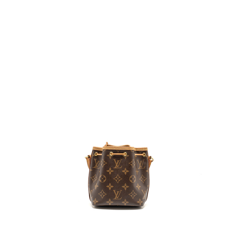 Louis Vuitton Nano Noe Monogram Canvas GHW
