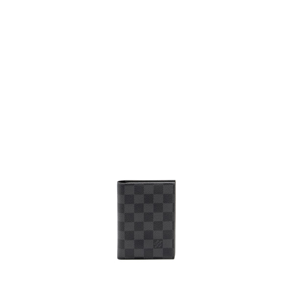 Louis Vuitton Passport Cover Damier Graphite Canvas Black