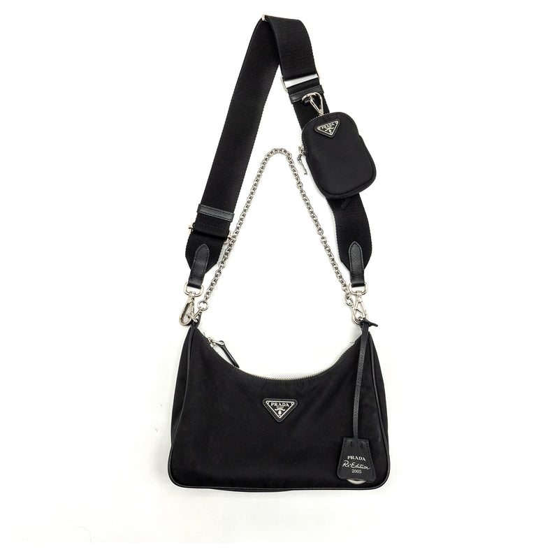 Prada Re-Edtion 2005 Bag Nylon Black SHW