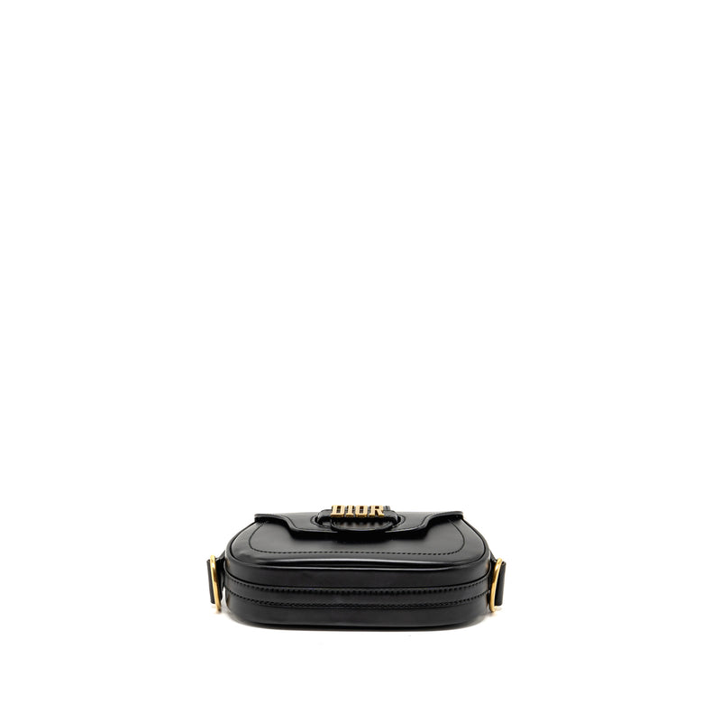 DIOR D-Fence Saddle Bag Calfskin Black GHW