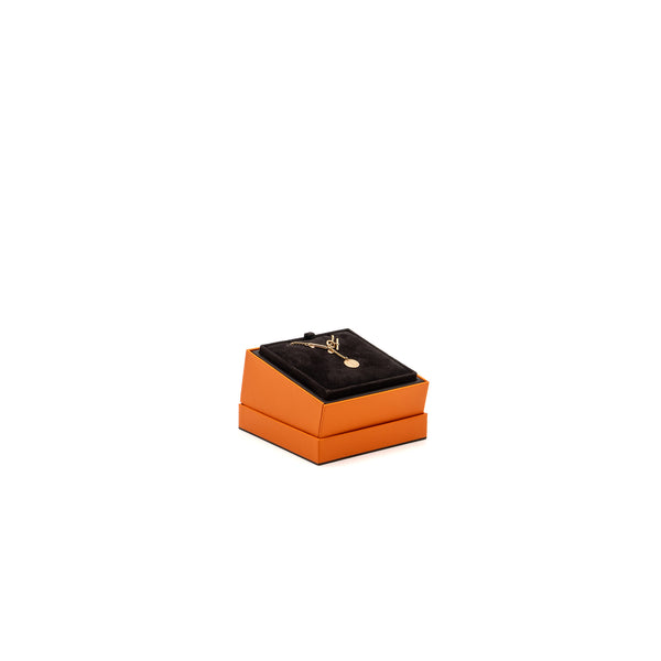 Hermes Ex-Libris Pendant small model, rose gold