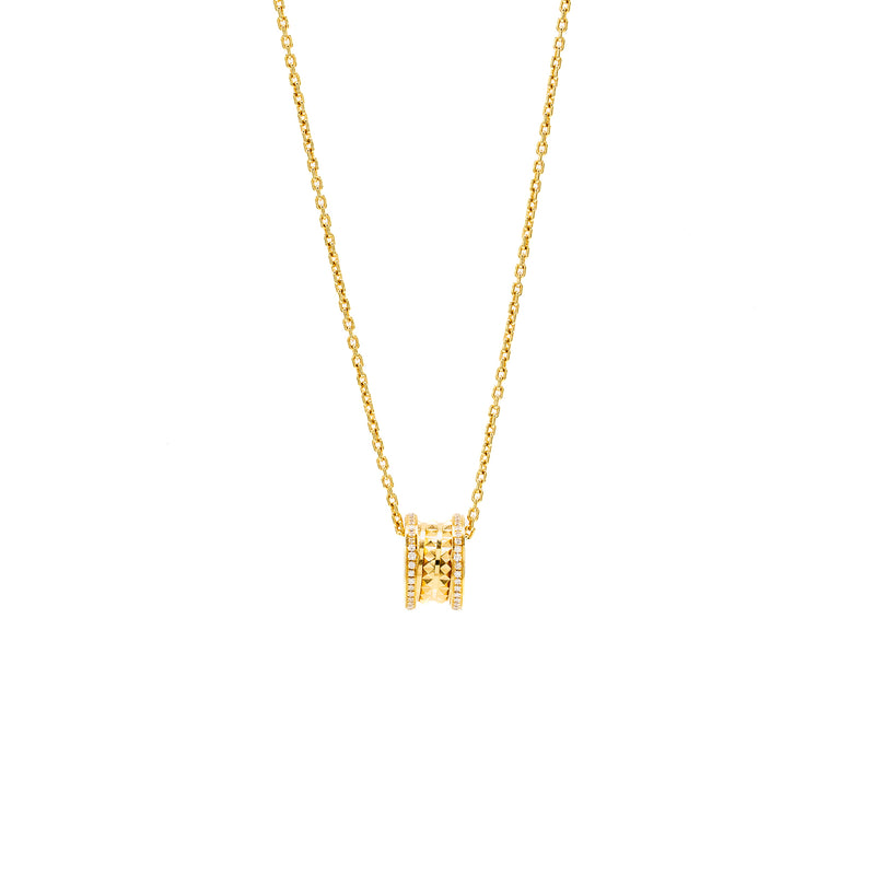 Bvlgari B.zero1 Necklace Yellow Gold, Diamonds