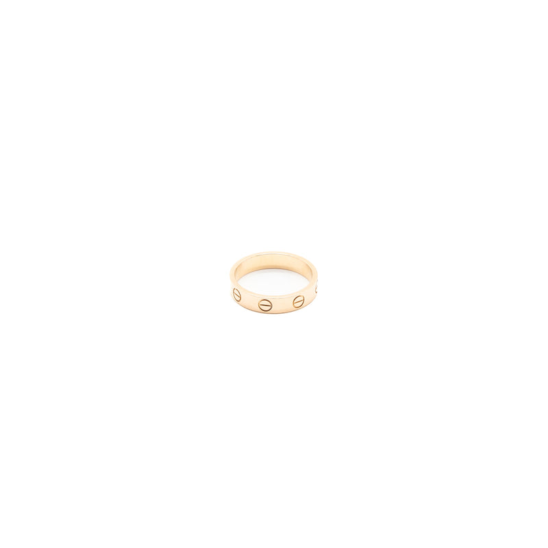 Cartier Size 49 Love Wedding Band Rose Gold