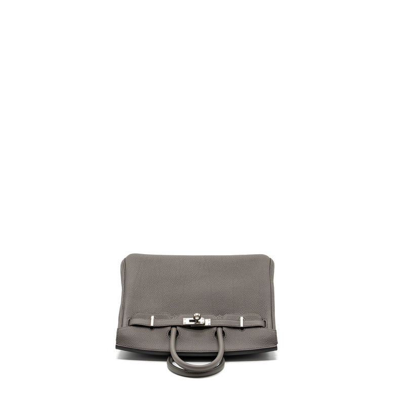 Hermes Birkin 25 Togo Gris Etain shw Stamp Y