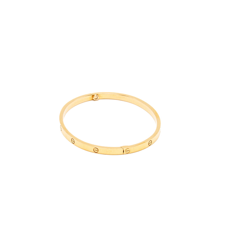 Cartier Size 18 Love Bracelet Small Model, Rose Gold