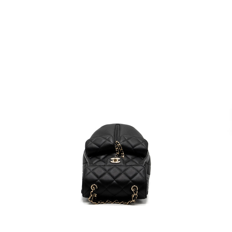 Chanel 22s mini backpack caviar black LGHW(Microchip)